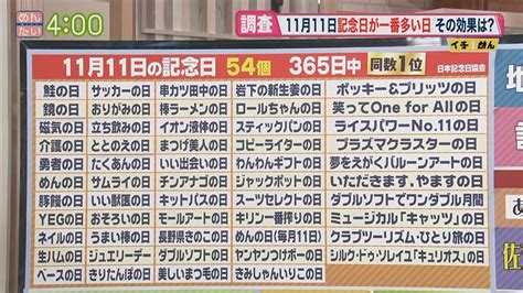 11月11日|【11月11日はなんの日？】記念日＆由来一覧まとめ【。